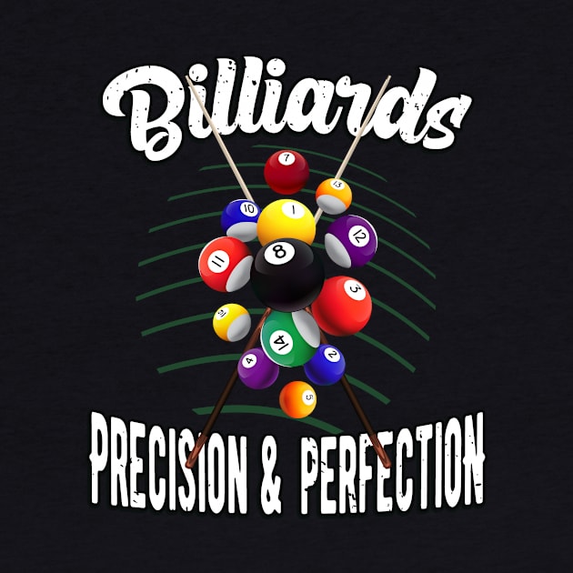 Billiards Pool Billiard vintage 8-Ball by Foxxy Merch